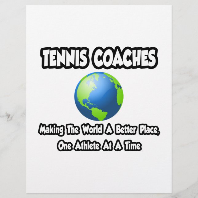 Tennis Coaches...Making the World a Better Place (Front)