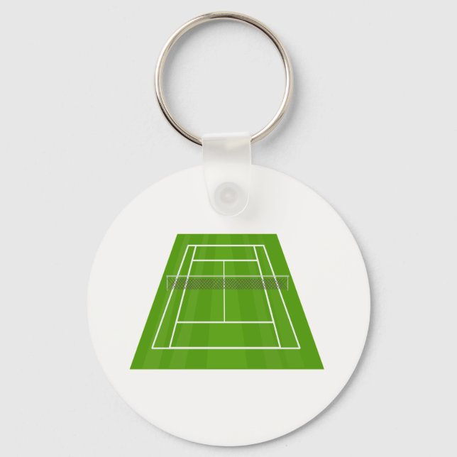 Tennis court key ring (Front)