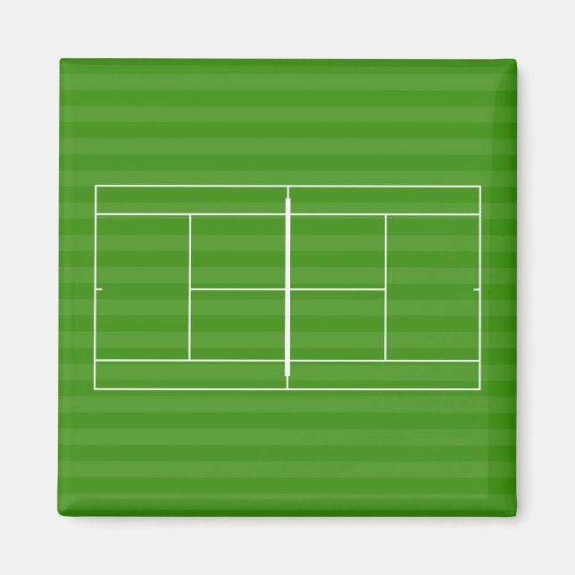 TENNIS COURT LINE MARKING Magnet (Front)