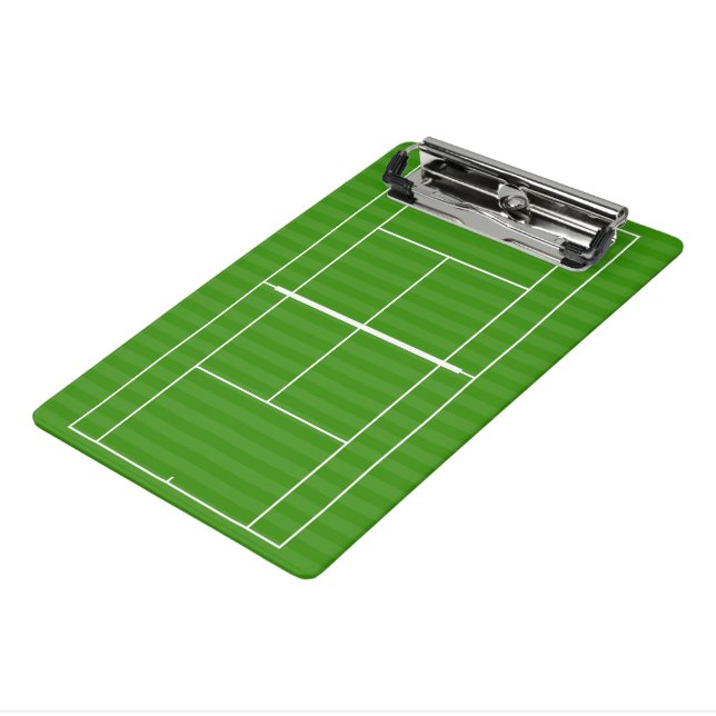 TENNIS COURT LINE MARKING MINI CLIPBOARD (Angled3)
