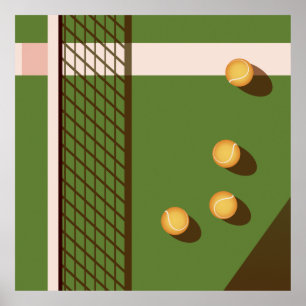 Tennis Court Poster