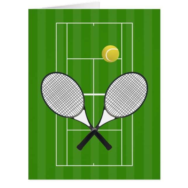 Tennis court & TENNIS RACKETS (Front)