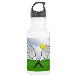 Tennis court & TENNIS RACKETS 532 Ml Water Bottle