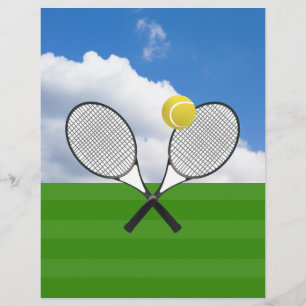 Tennis court & TENNIS RACKETS Flyer