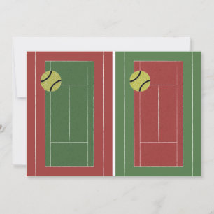 Tennis Courts Invitations