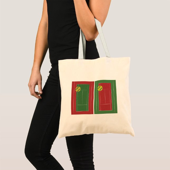 Tennis Courts Tote Bag (Creator Uploaded)