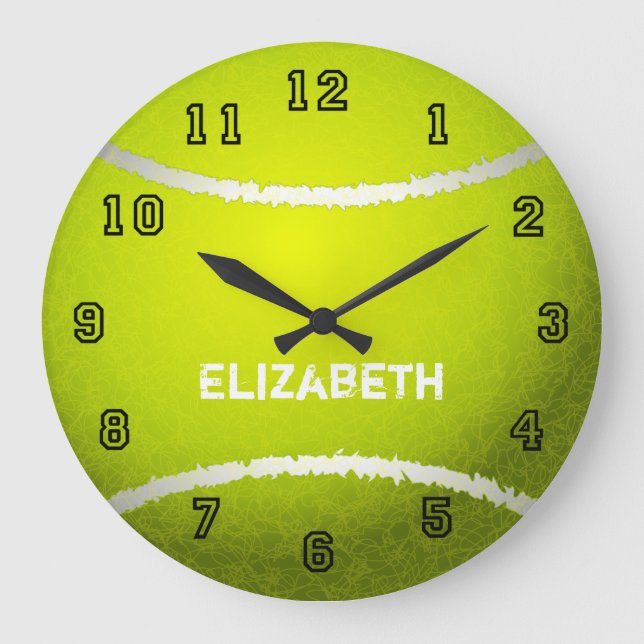 Tennis Custom Ball Clock (Front)