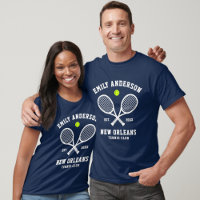 Tennis Custom Club Name Ball Racket