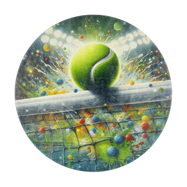 Tennis Cutting Board (Front)