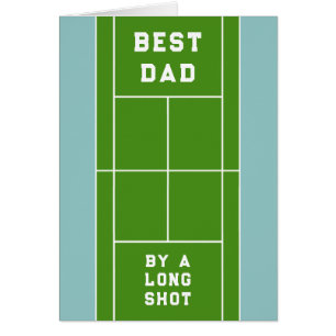 Tennis Dad Father's Day Card