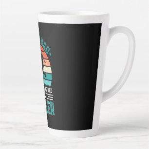 Tennis Dad Retro Sunset Latte Mug