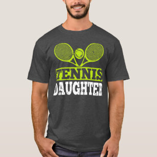 Tennis Daughter Cute Girl for Tennis Player T-Shirt