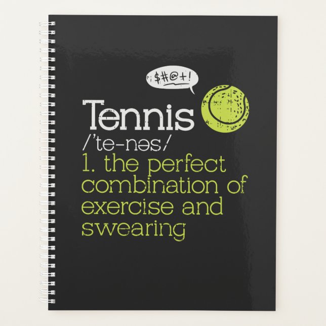 Tennis Definition Planner (Front)