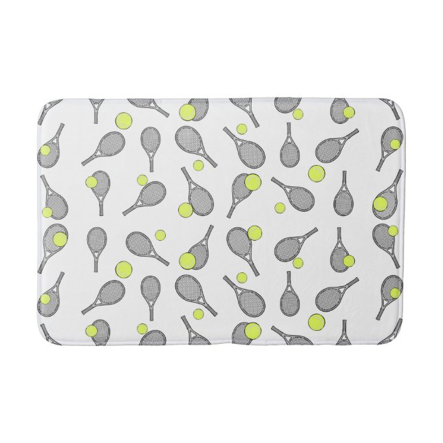 Tennis Design Bath Mat (Front)