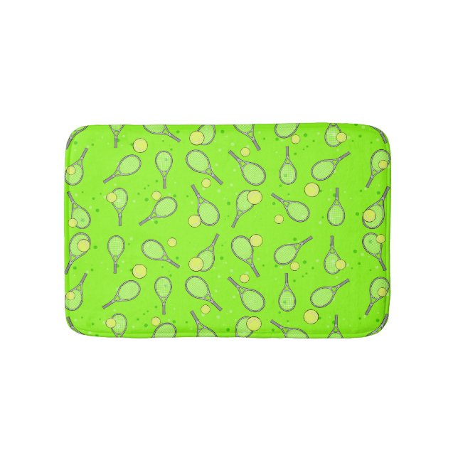 Tennis Design Bath Mat (Front)