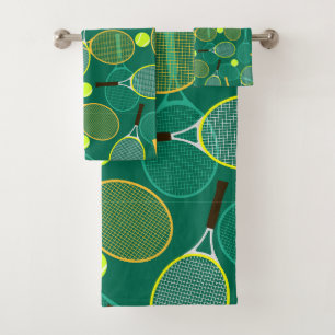 Tennis Design Bath Towel Set