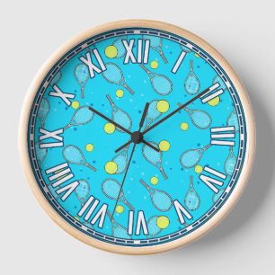 Tennis Design Clock