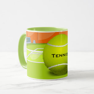 Tennis Design Coffee Mug