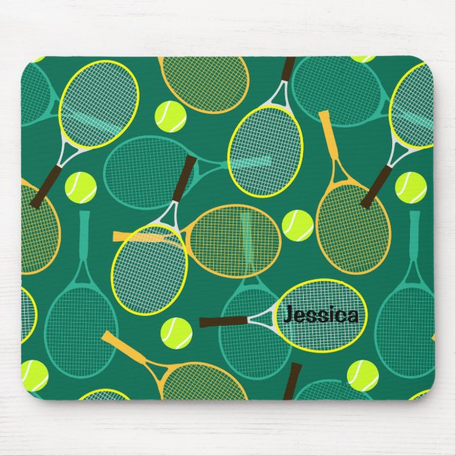 Tennis Design  Mouse Pad (Front)