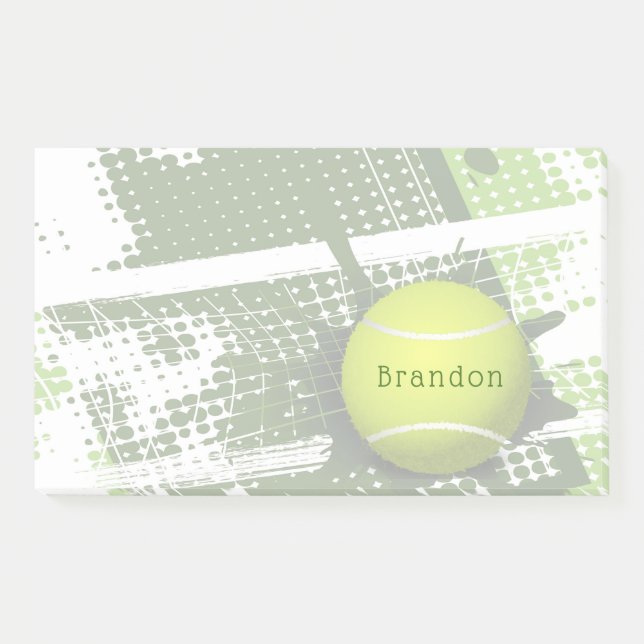 Tennis Design Post it Notes (Front)