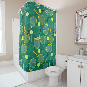 Tennis Design Shower Curtain