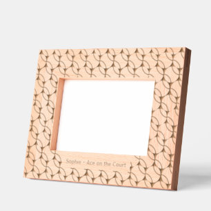 Tennis Deuce Delight Etched Frames