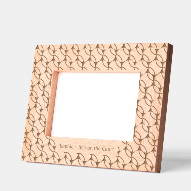 Tennis Deuce Delight Etched Frames (Left)