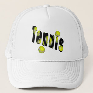Tennis Dimensional Logo, Trucker Hat