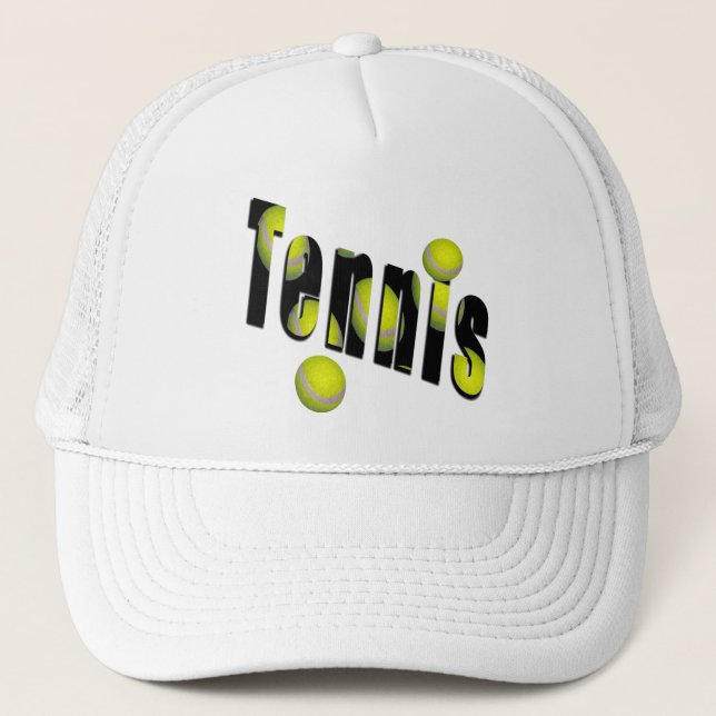 Tennis Dimensional Logo, Trucker Hat (Front)