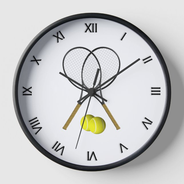 Tennis Doubles  Clock (Front)