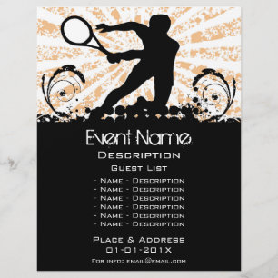 Tennis Event Promotion Flyer