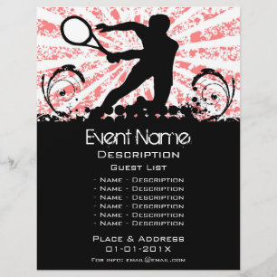 Tennis Event Promotion Flyer