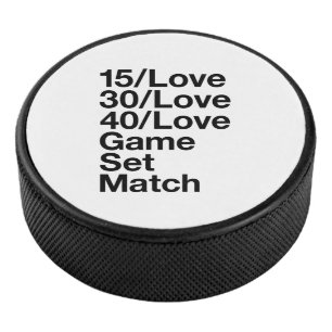 TENNIS Fan Hockey Puck