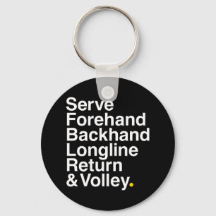 TENNIS Fan Key Ring