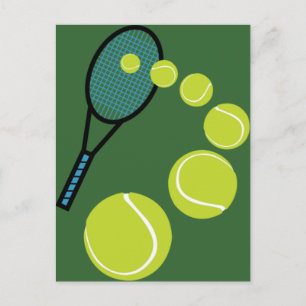 Tennis FAN SLICE SERVE Postcard