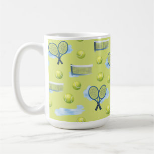 Tennis Father’s Day Blue Watercolor Coffee Mug