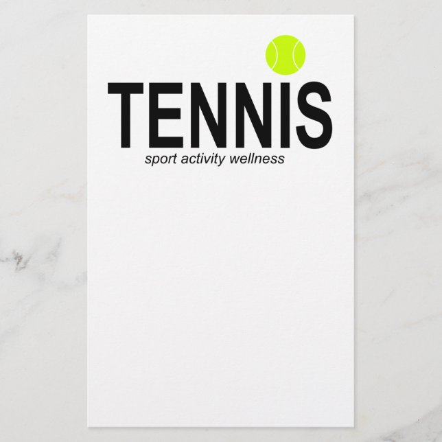 Tennis Flyer (Front)