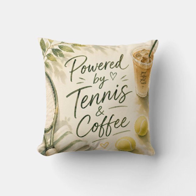Tennis Funny Saying  Cushion (Front)