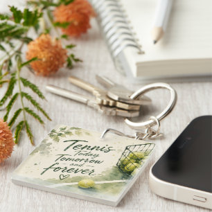 Tennis Funny Saying  Key Ring