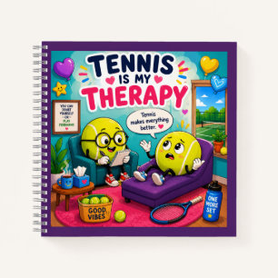 Tennis funny saying notebook