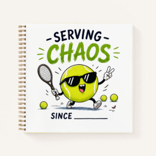 Tennis funny saying notebook