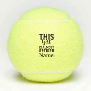 Tennis Funny saying Retirement to Tennis Player  Balls