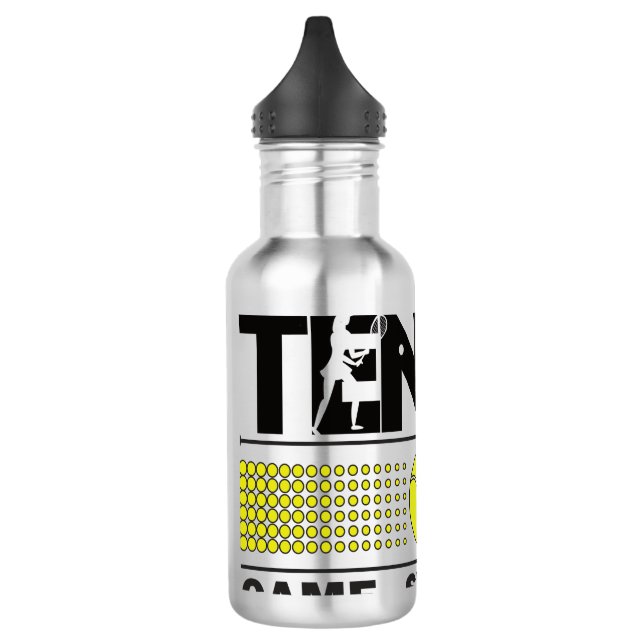 Tennis Game Set Match 710 Ml Water Bottle (Left)