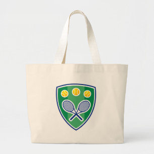 Tennis gift large tote bag