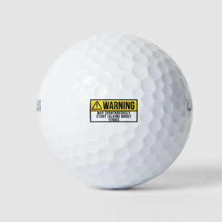 Tennis Gift - Tennis Player Funny Saying Golf Balls