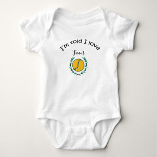 Tennis gifts for Baby Shower for Tennis Player Bab Bodysuit