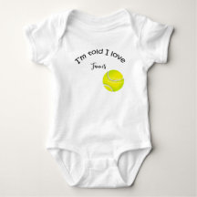 Tennis gifts for Baby Shower for Tennis Player Bab