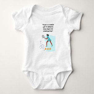 Tennis gifts for Baby Shower for Tennis Player Baby Bodysuit
