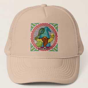 Tennis gnome  trucker hat
