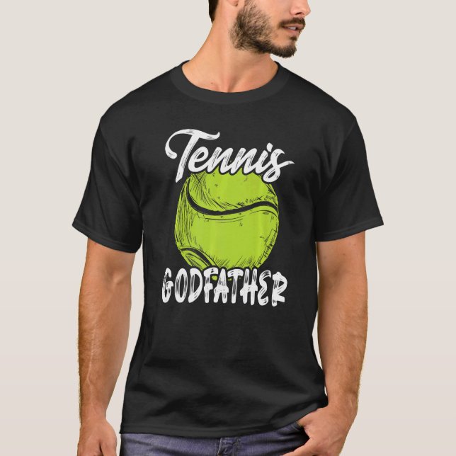 Tennis Godfather Men Family Matching Set Tennis Ba T-Shirt (Front)